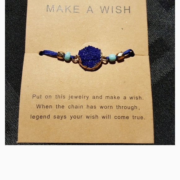 unbranded Jewelry - Druzy -Make a Wish bracelet